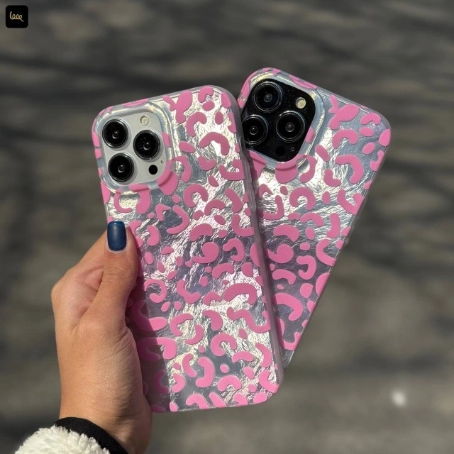 قاب گوشی پلنگ صورتی صدفی (IMD Leo Pink Shell)