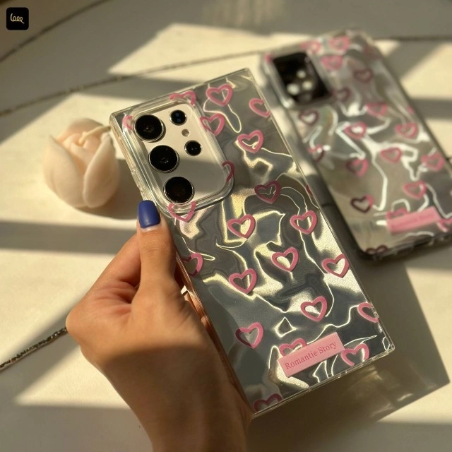 قاب گوشی واتر افکت قلبی (Water Effect Heart)