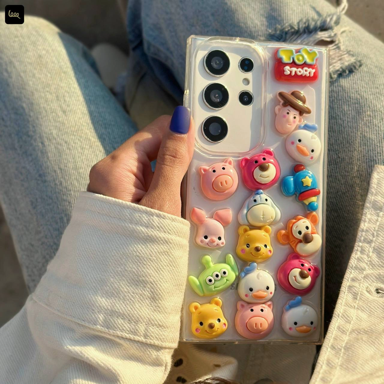 قاب گوشی Toy Story سه‌بعدی با شخصیت‌های کارتونی رنگی