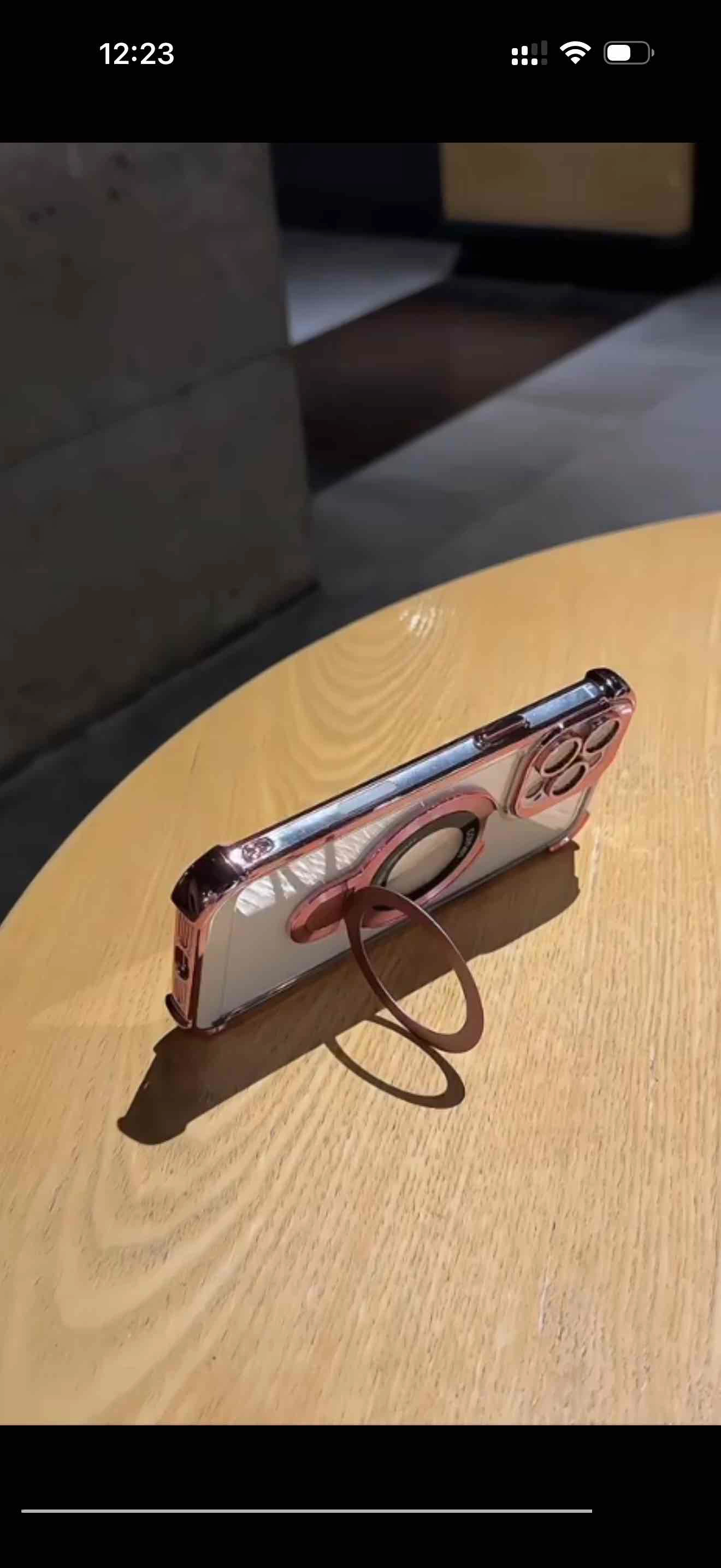 قاب گوشی Aircosion Coinball case شفاف در سه رنگ مشکی و طلایی و رزگلد دارای استند تاشو و ایرکوشن قاب گوشی Aircosion Coinball case شفاف در سه رنگ مشکی و طلایی و رزگلد دارای استند تاشو و ایرکوشن