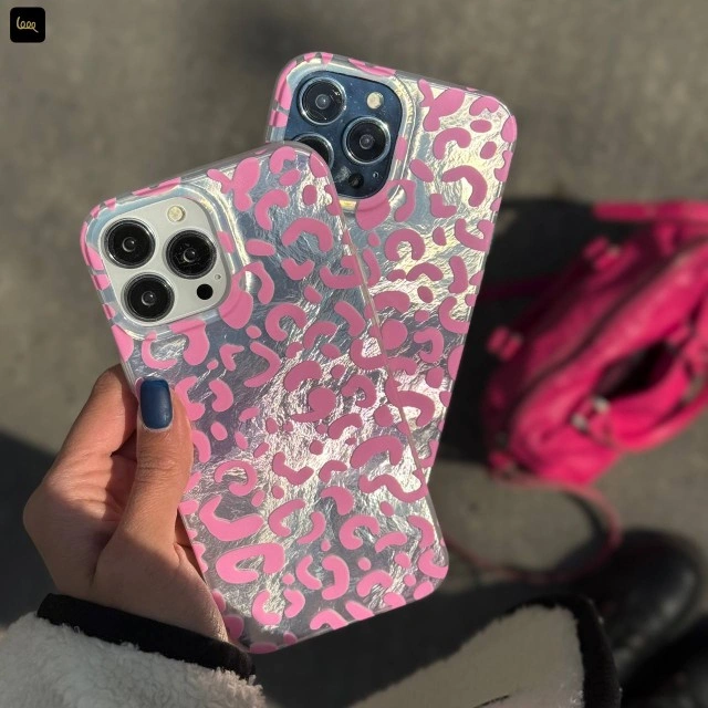 قاب گوشی پلنگ صورتی صدفی (IMD Leo Pink Shell)