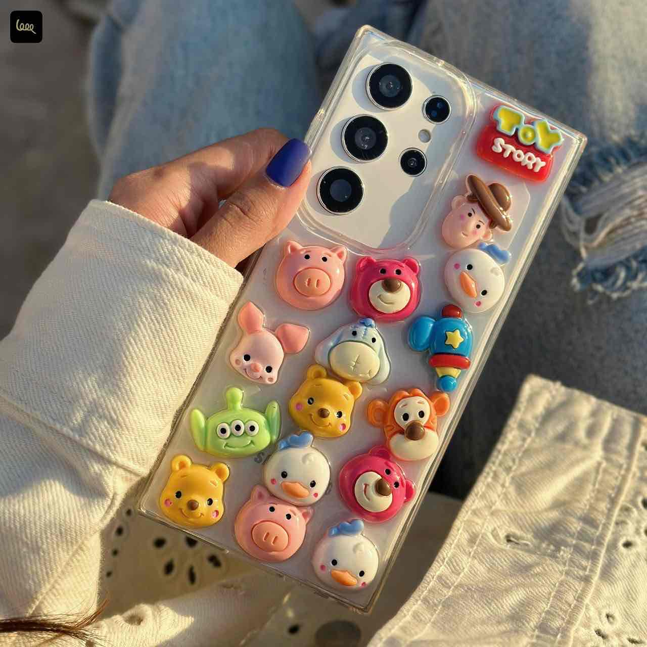 قاب گوشی Toy Story سه‌بعدی با شخصیت‌های کارتونی رنگی