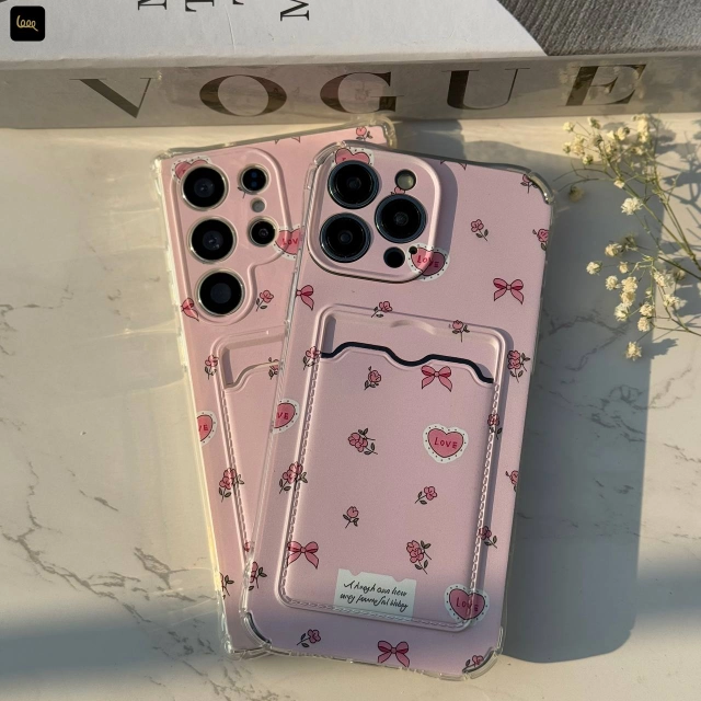 قاب گوشی جاکارتی گلدار (Pocket Case Floral)